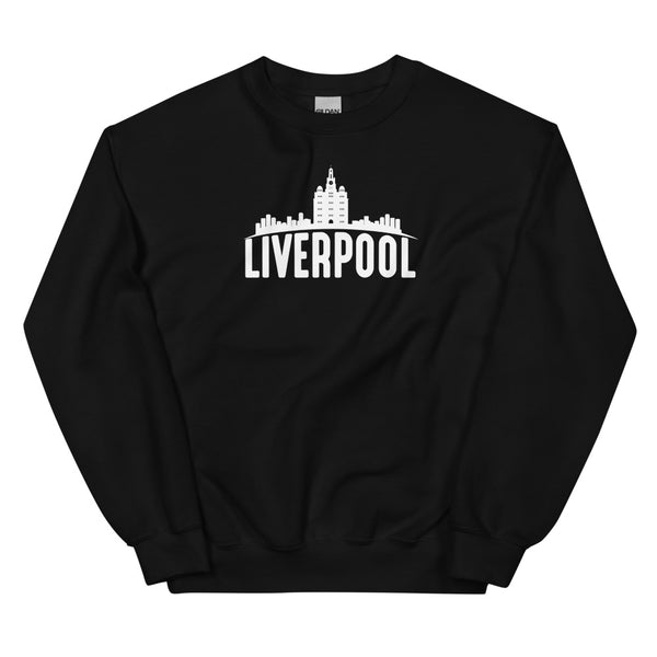 LIVERPOOL SWEATSHIRT - WHITE LOGO