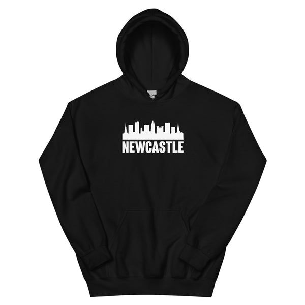 NEWCASTLE HOODIE - WHITE LOGO