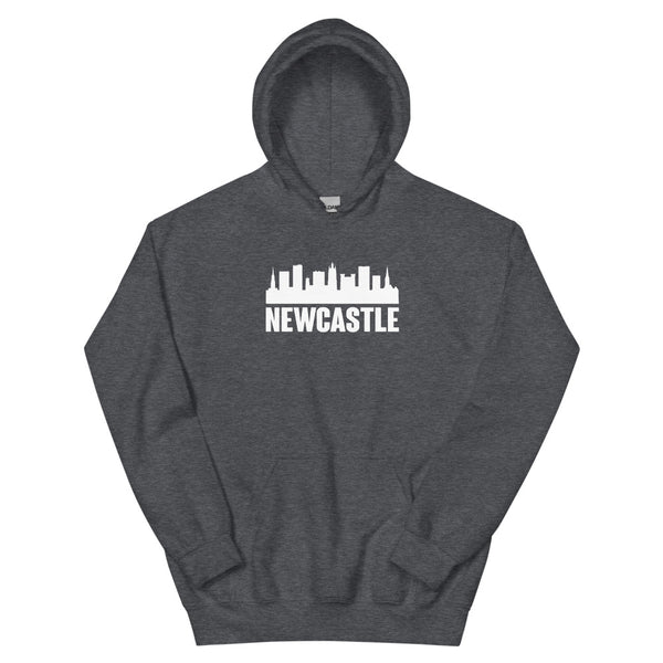 NEWCASTLE HOODIE - WHITE LOGO