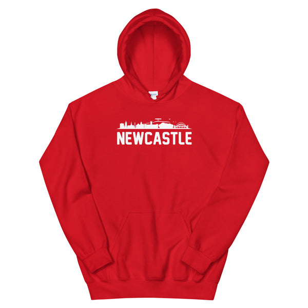 NEWCASTLE HOODIE - WHITE LOGO