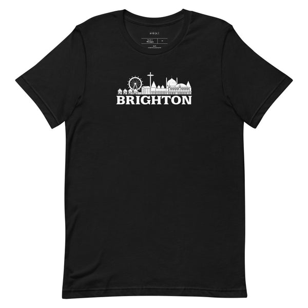 BRIGHTON TEE - WHITE LOGO