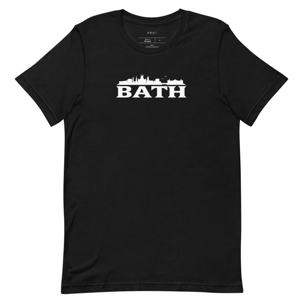 BATH TEE - WHITE LOGO