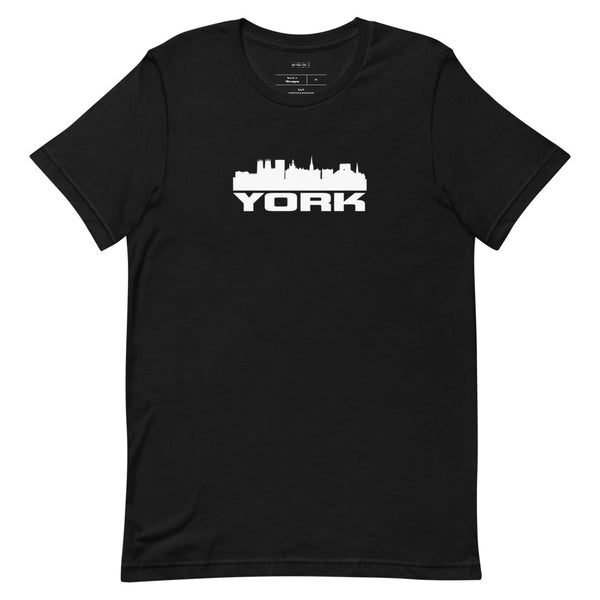 YORK TEE - WHITE LOGO