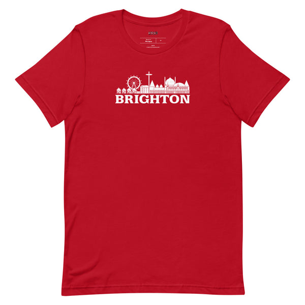 BRIGHTON TEE - WHITE LOGO